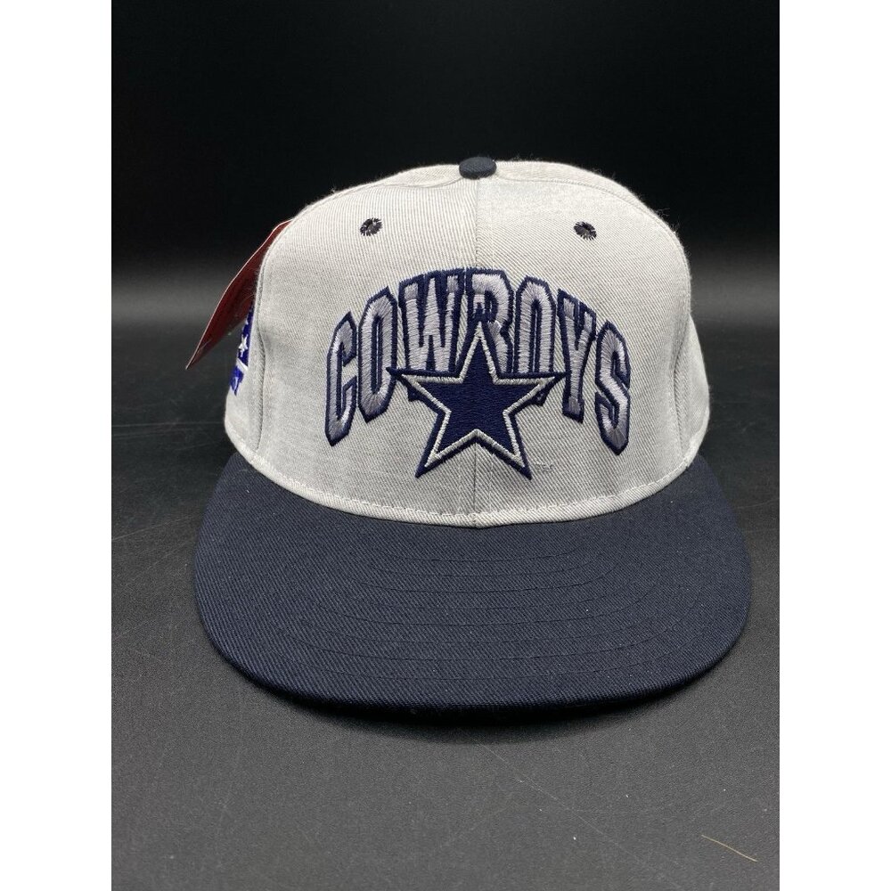 NFC East Dallas Cowboys Hat Fitted 7 3/8 Vintage Double Logo USA NFL New